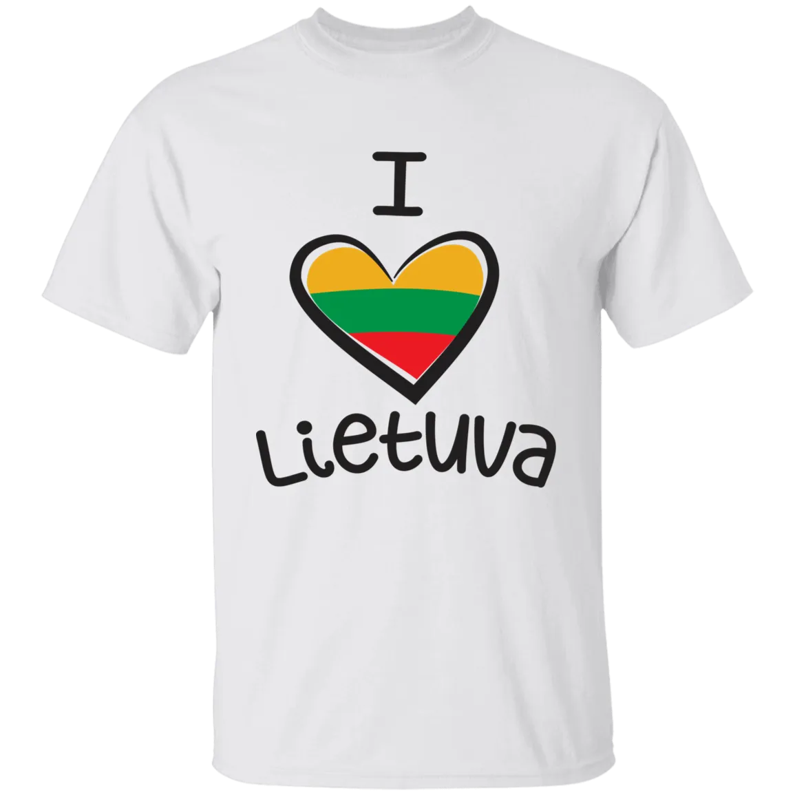 I Love Lietuva - Boys/Girls Youth Classic Short Sleeve T-Shirt