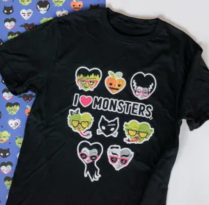 I Love Monsters T-Shirt