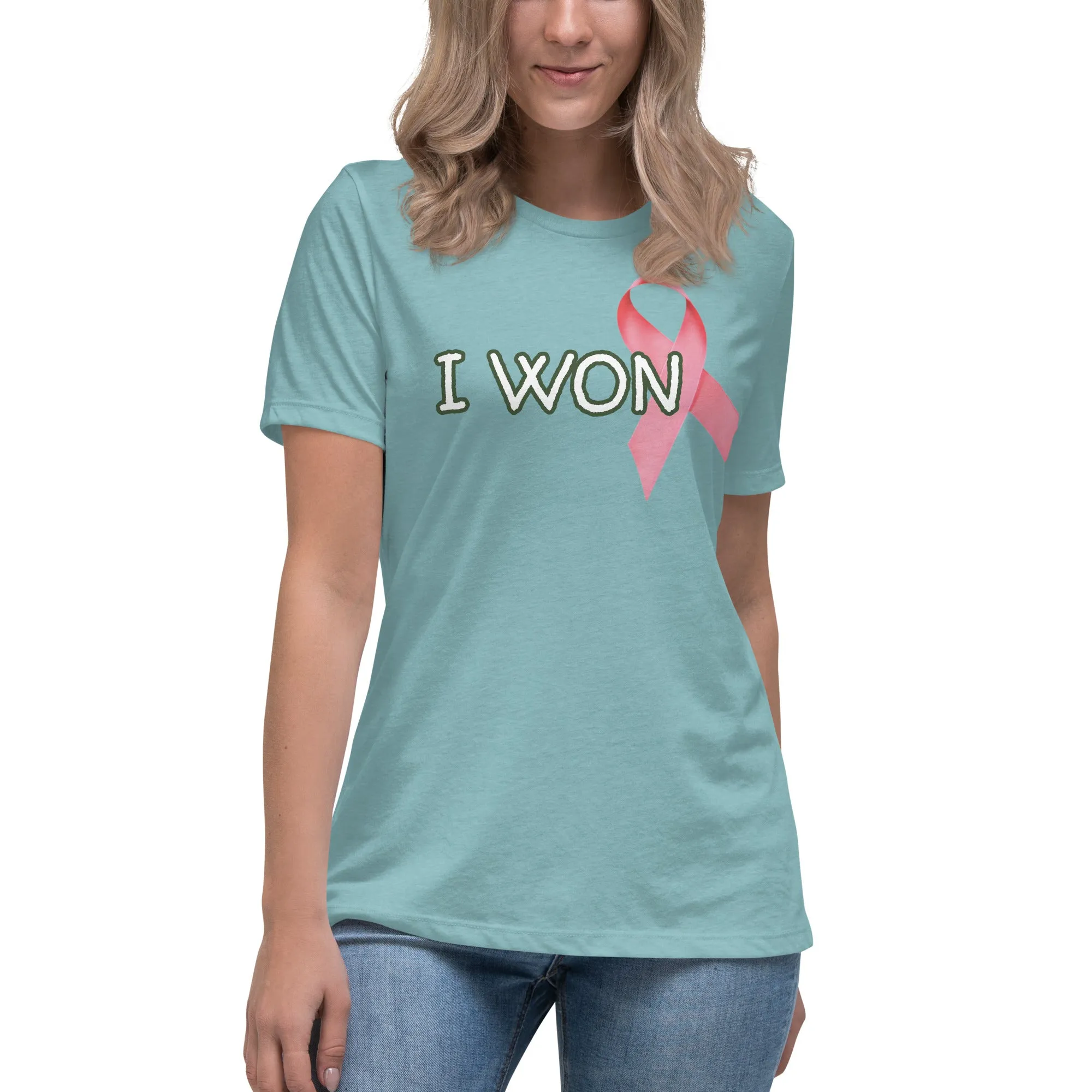 I Won Pink Ribbon T-Shirt