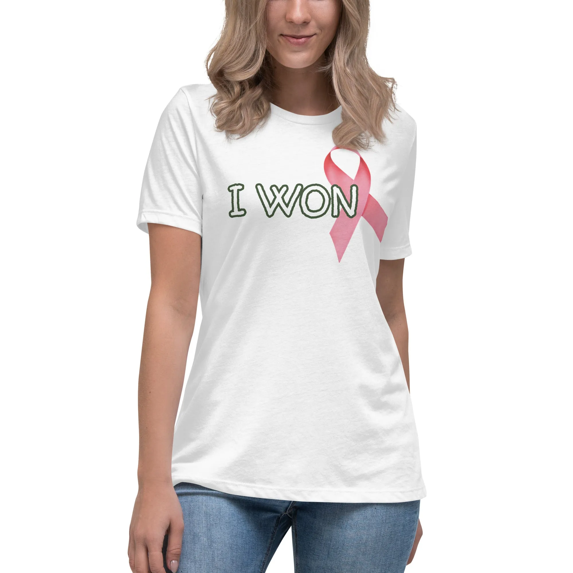 I Won Pink Ribbon T-Shirt