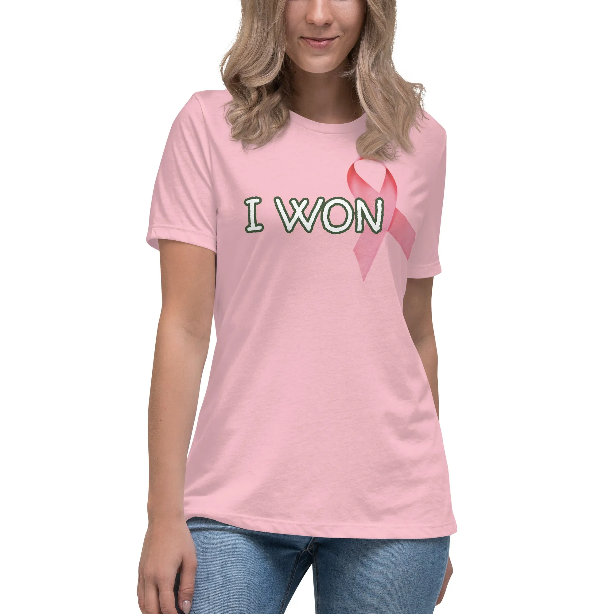 I Won Pink Ribbon T-Shirt