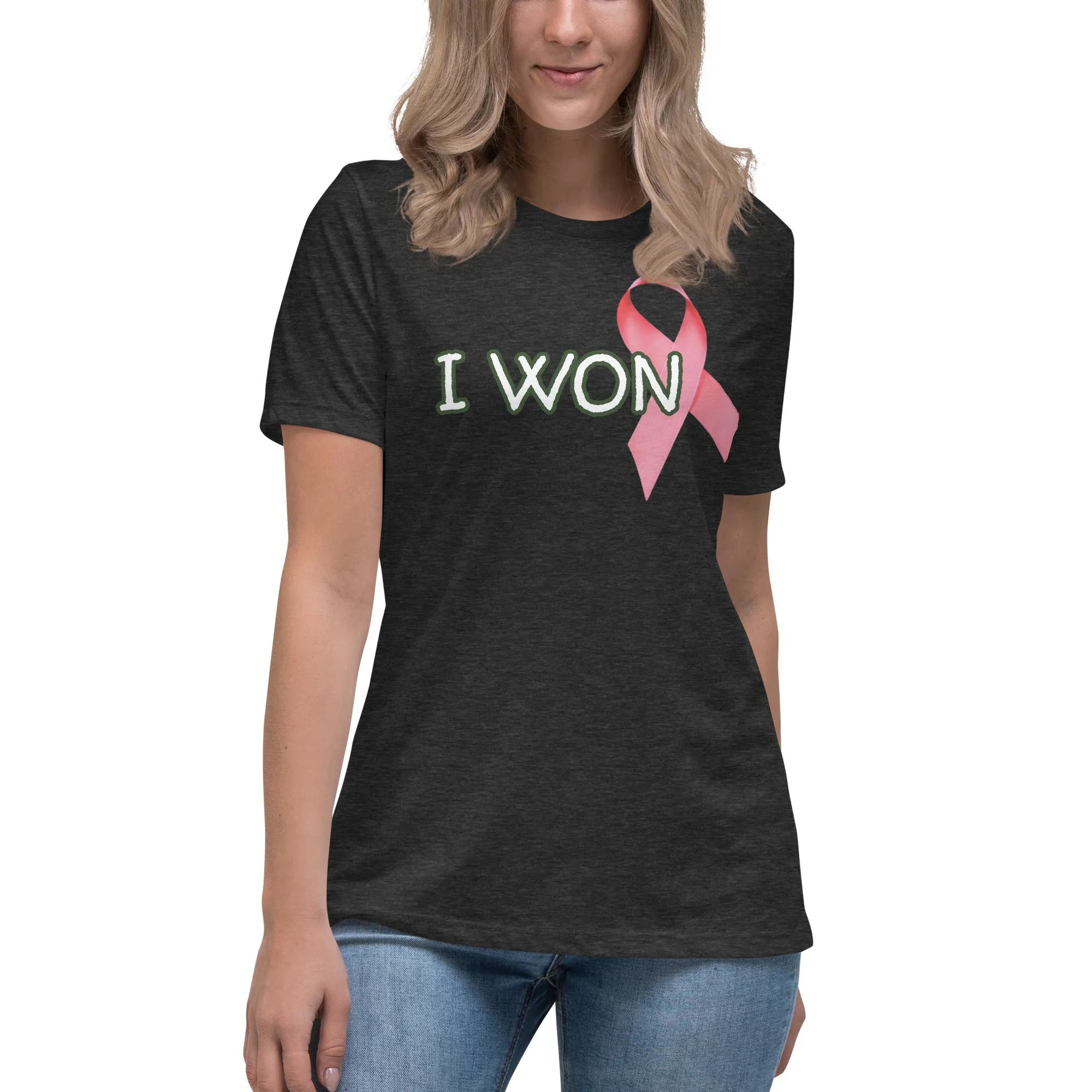I Won Pink Ribbon T-Shirt