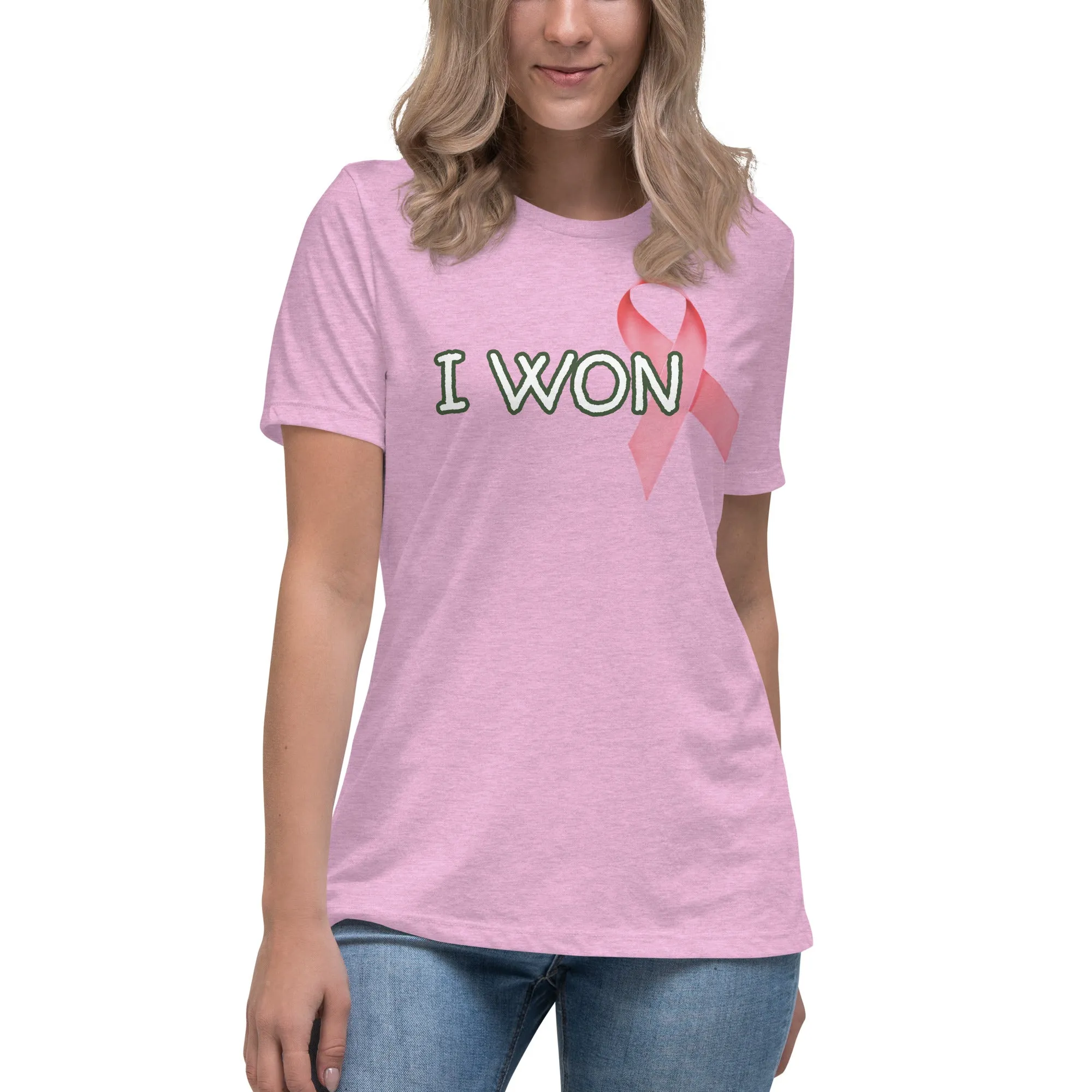 I Won Pink Ribbon T-Shirt