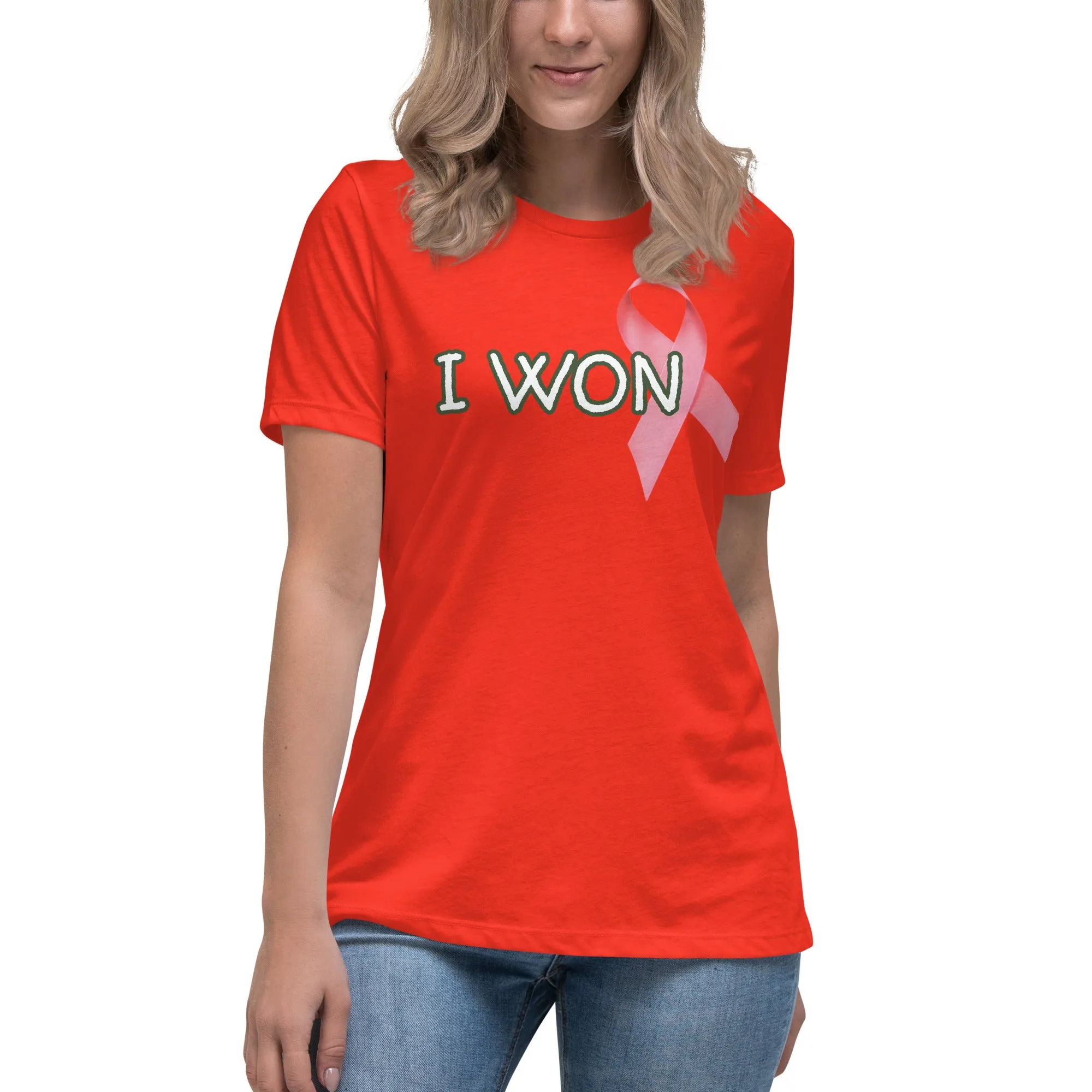 I Won Pink Ribbon T-Shirt