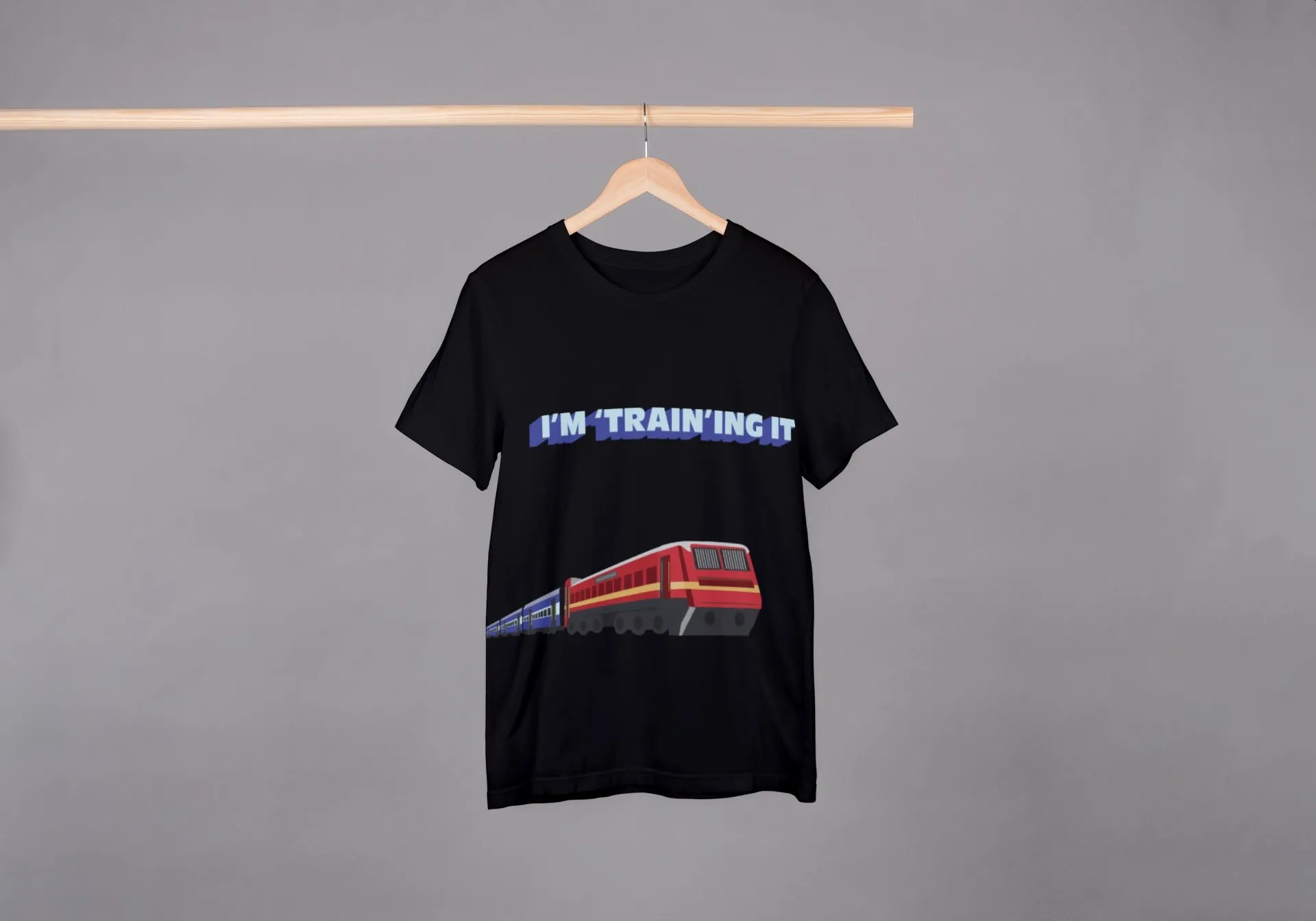 I’m Training It Black Oversized Fit Unisex T-Shirt