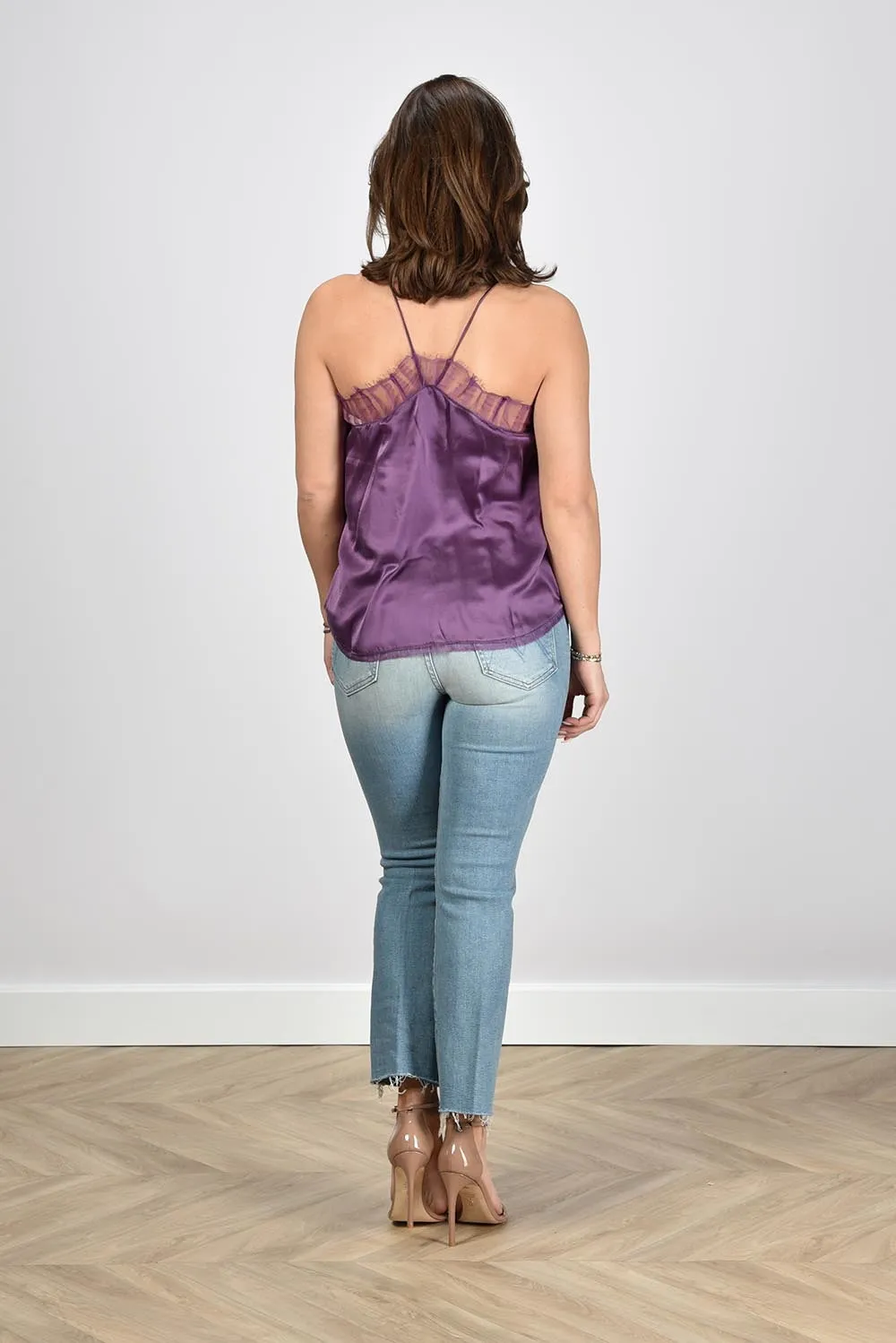 IRO top Berwyn WM16BERWYN vintage purple