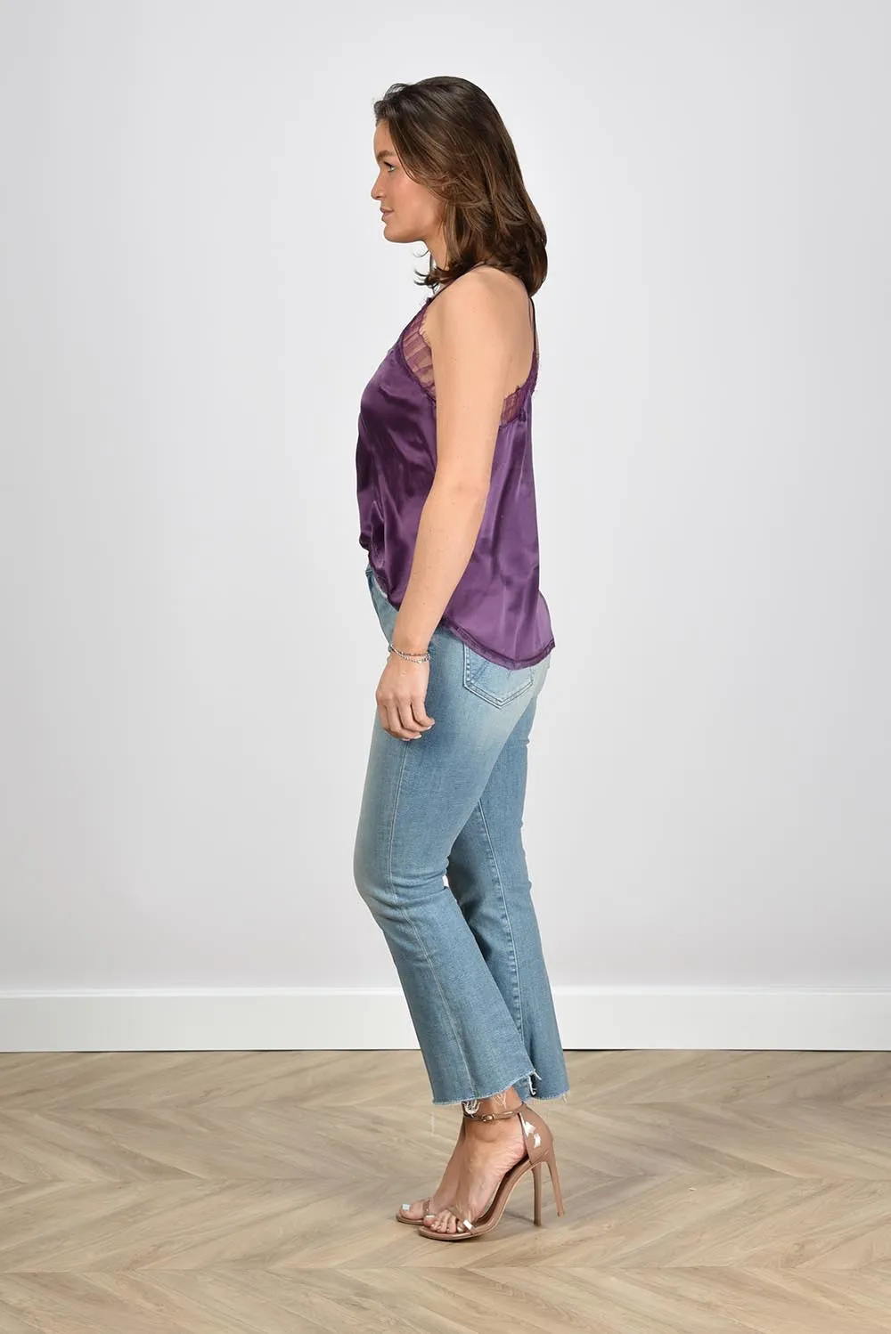 IRO top Berwyn WM16BERWYN vintage purple