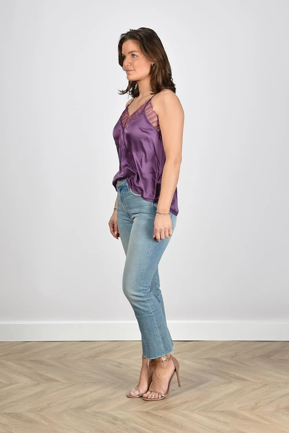 IRO top Berwyn WM16BERWYN vintage purple