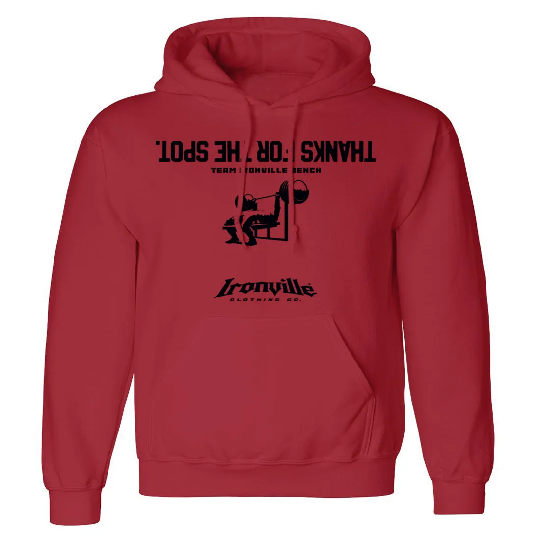 Ironville THANKS FOR THE SPOT Pullover Hoodie Sweatshirt
