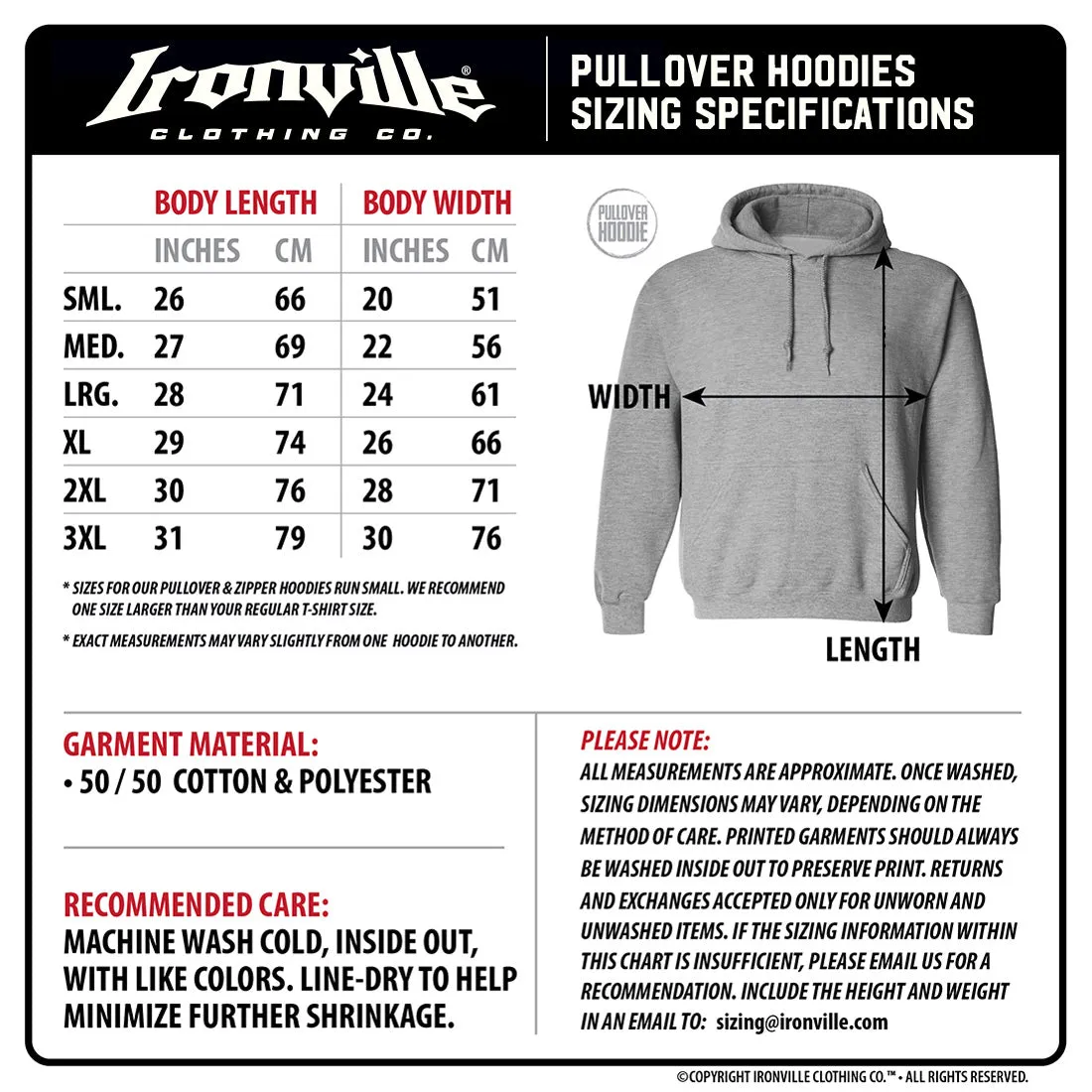 Ironville THANKS FOR THE SPOT Pullover Hoodie Sweatshirt