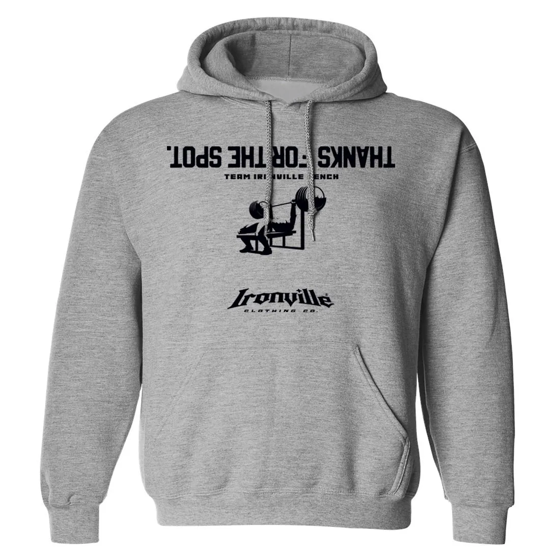 Ironville THANKS FOR THE SPOT Pullover Hoodie Sweatshirt