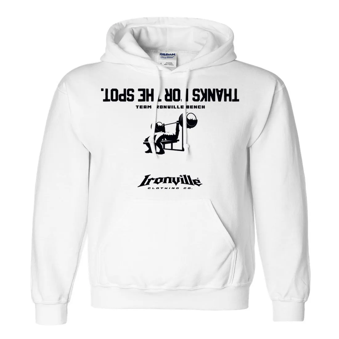 Ironville THANKS FOR THE SPOT Pullover Hoodie Sweatshirt