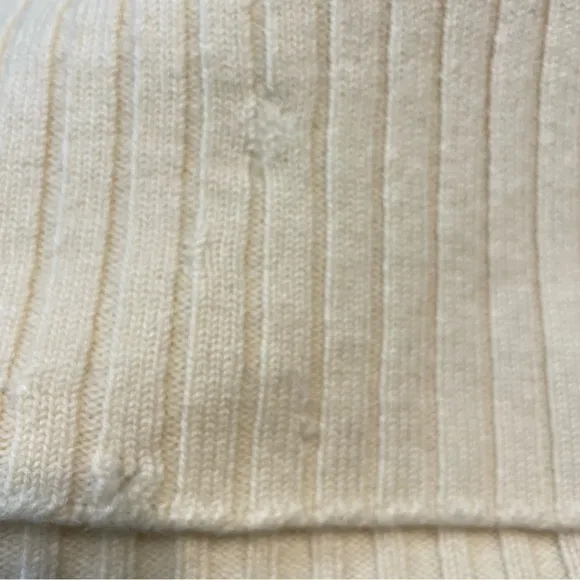 Italian Virgin Merino Wool Sweater Womens ~ Ivory Yummy