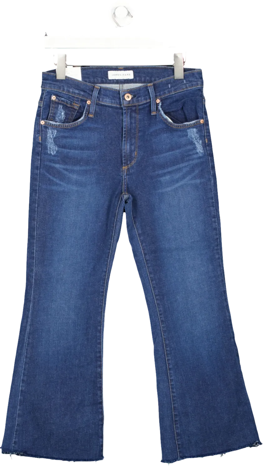 James Jeans Blue Ankle Length Flare Jeans BNWT W24