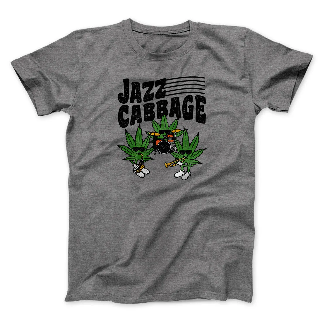 Jazz Cabbage Funny Men/Unisex T-Shirt