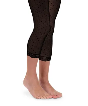 Jefferies Dots & Frills Capri Tights