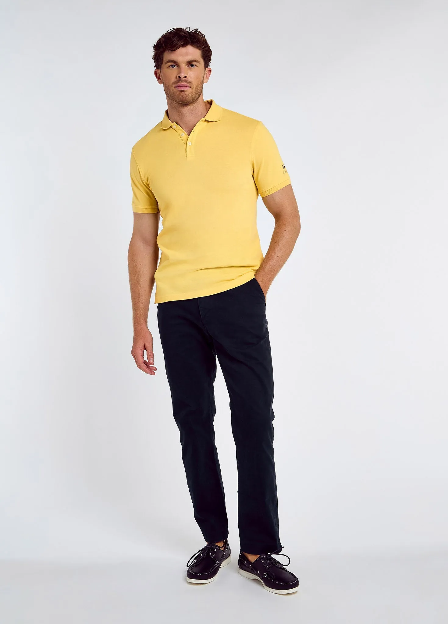 Jennings Men’s cotton pique polo- Primrose