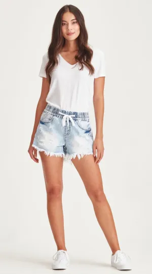 Junkfood Stella Short Blue