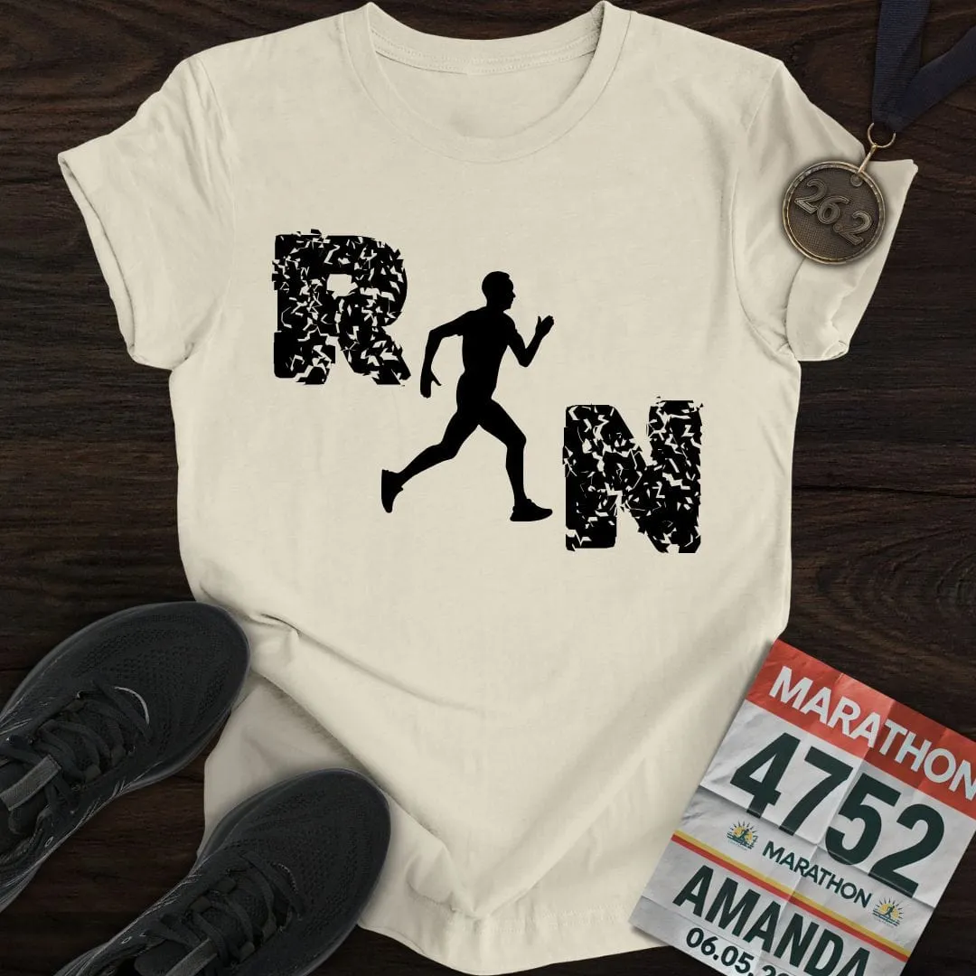 Just Run, Man T-Shirt