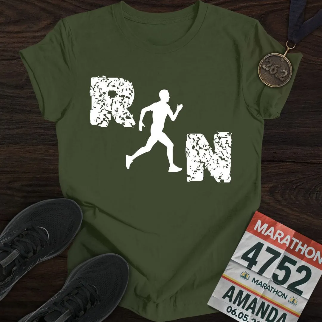 Just Run, Man T-Shirt