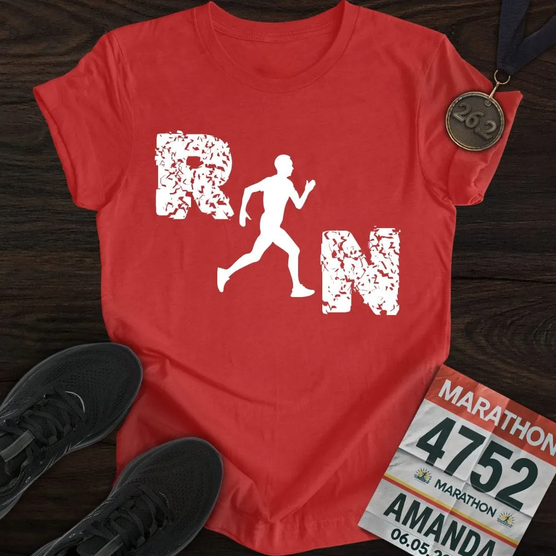 Just Run, Man T-Shirt