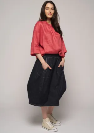Kaari Skirt Indigo Denim