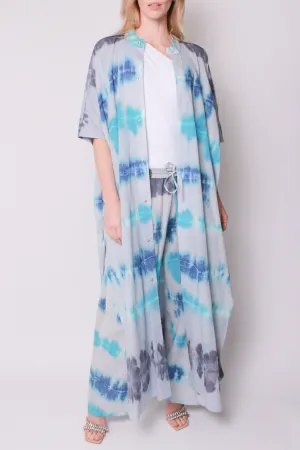 Kaftan Maxi in Tidal Tie-Dye