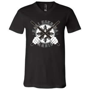 Kali Eskrima Arnis Unisex Jersey V-Neck T-Shirt