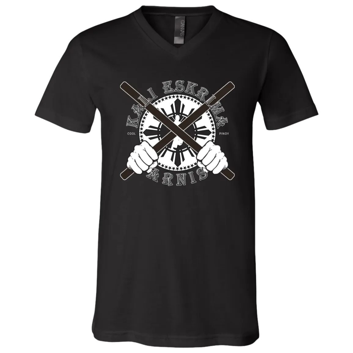 Kali Eskrima Arnis Unisex Jersey V-Neck T-Shirt