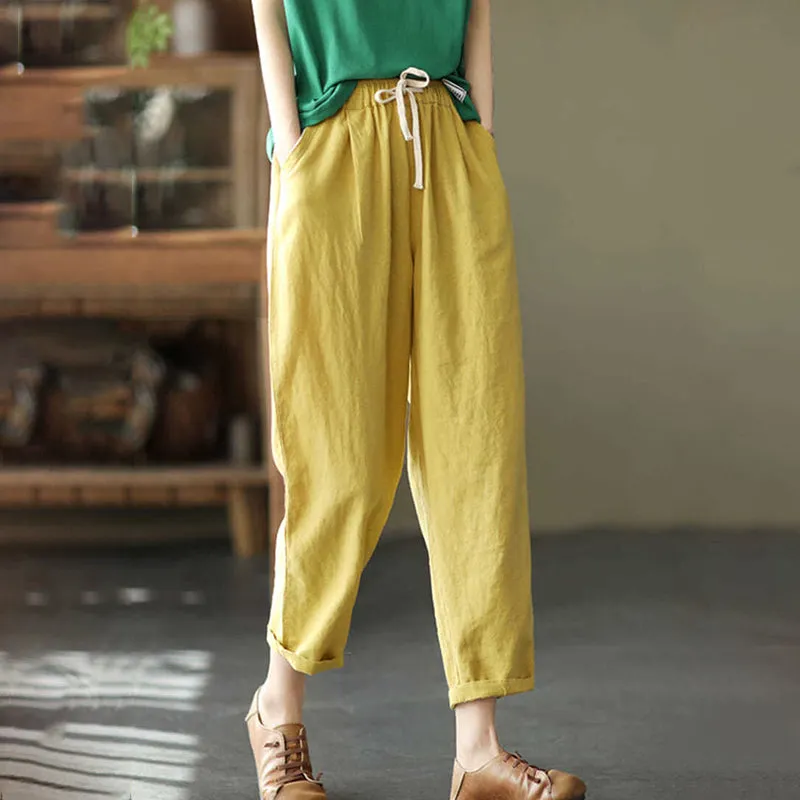 Kara - Linen and fresh cotton pants