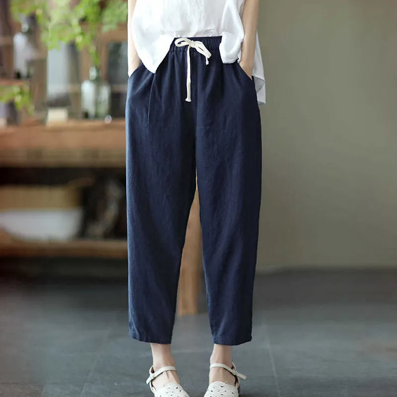 Kara - Linen and fresh cotton pants