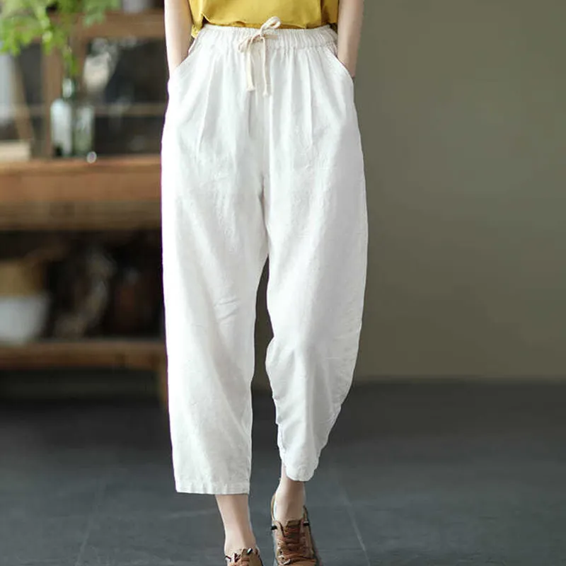 Kara - Linen and fresh cotton pants