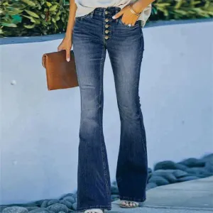 Kerryl - High-waisted denim pants