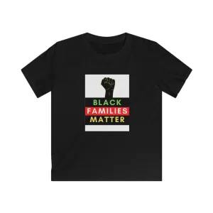 Kids Softstyle Tee (Black Love Rocks Original Design - Black Families)