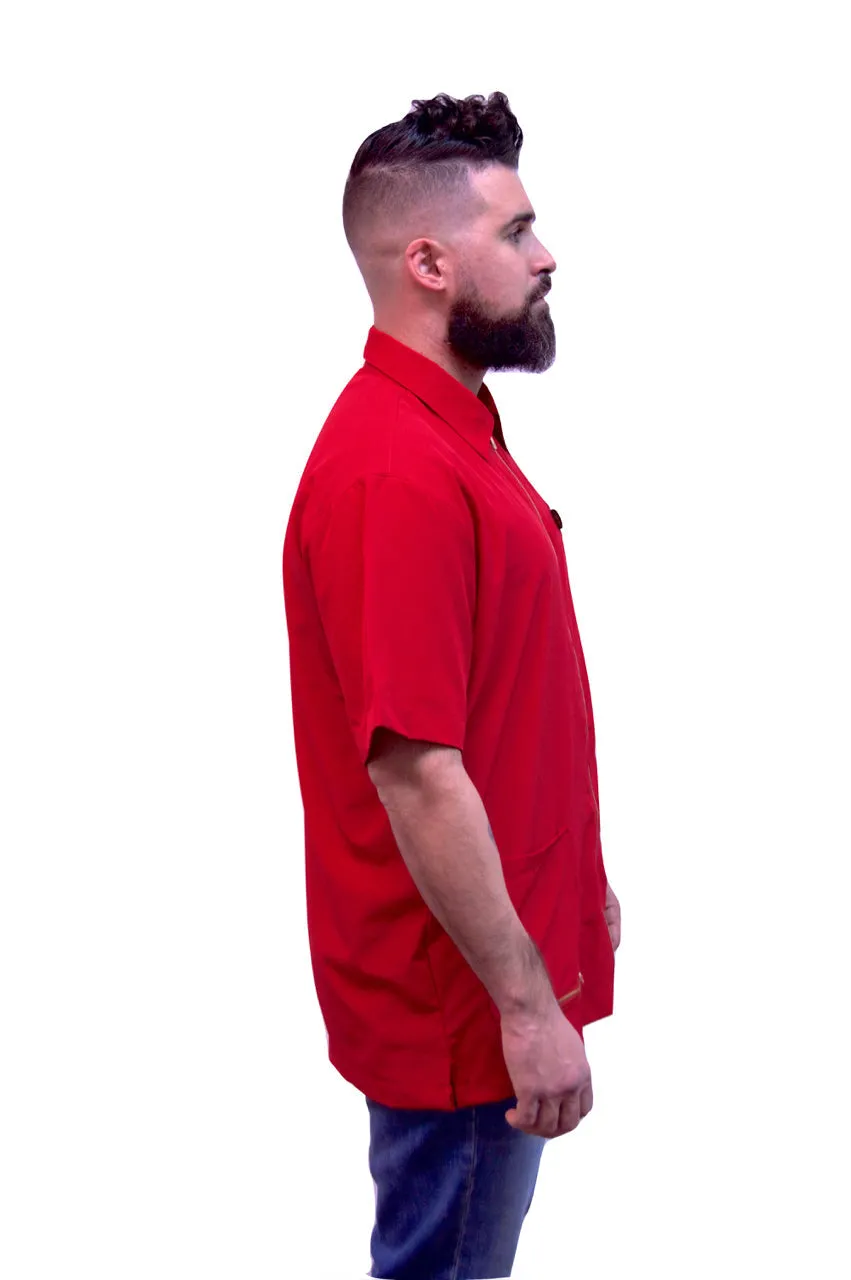 King Midas Barber Jacket (Red)