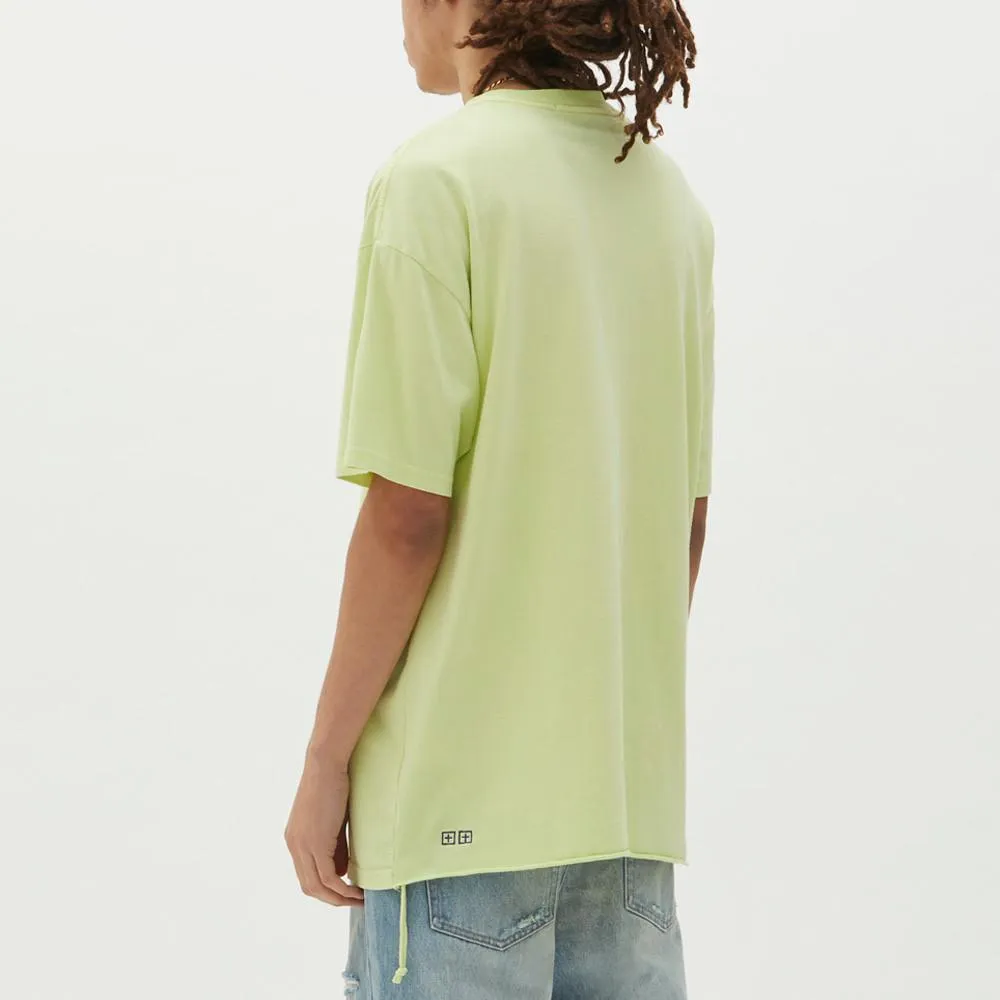 Ksubi Bring Back Europe SS Tee Acid Yellow Men 46380-YEL