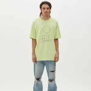 Ksubi Bring Back Europe SS Tee Acid Yellow Men 46380-YEL