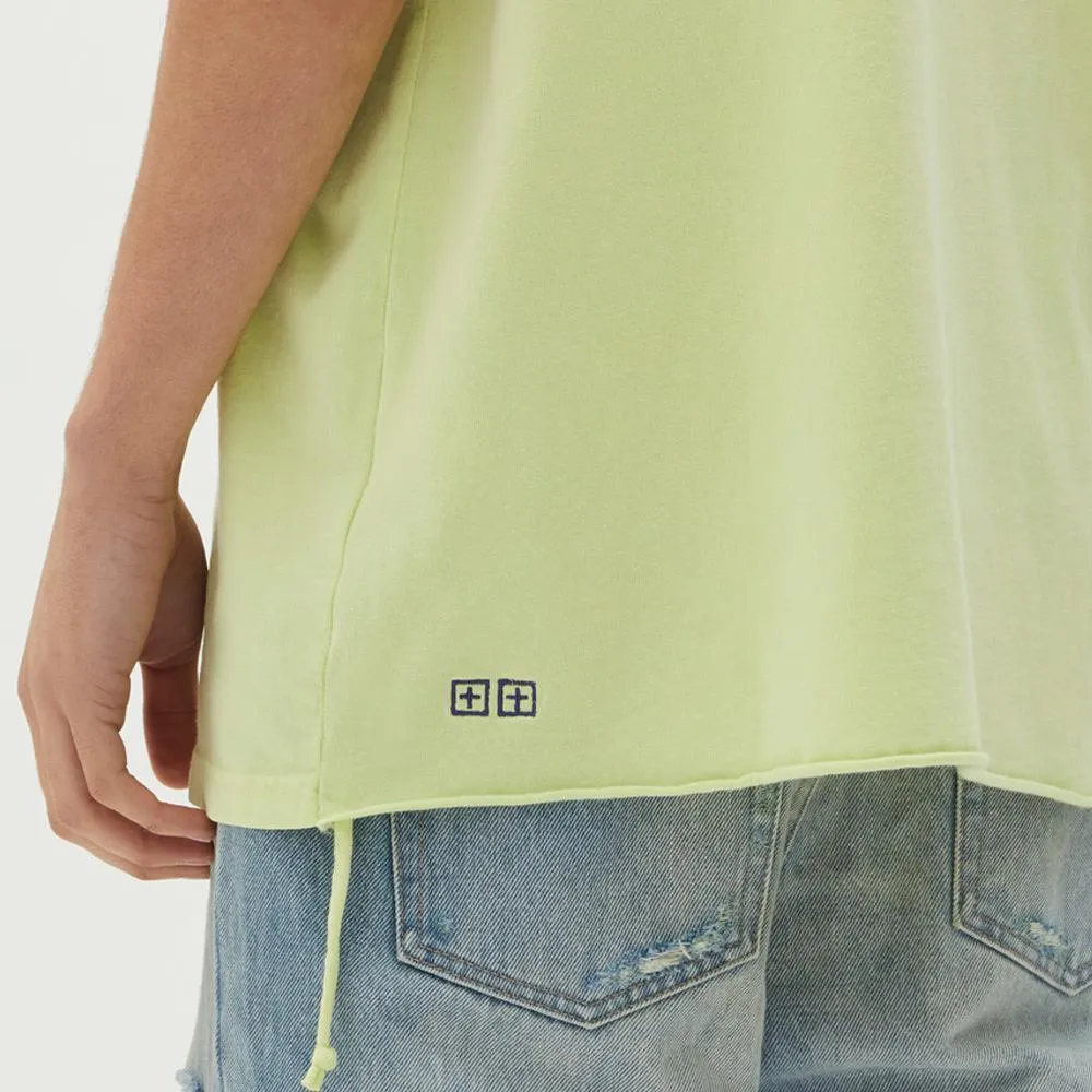 Ksubi Bring Back Europe SS Tee Acid Yellow Men 46380-YEL