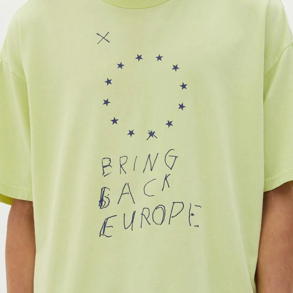 Ksubi Bring Back Europe SS Tee Acid Yellow Men 46380-YEL
