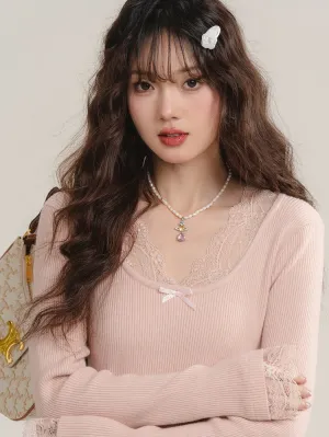 Lacy Belle Knit Top
