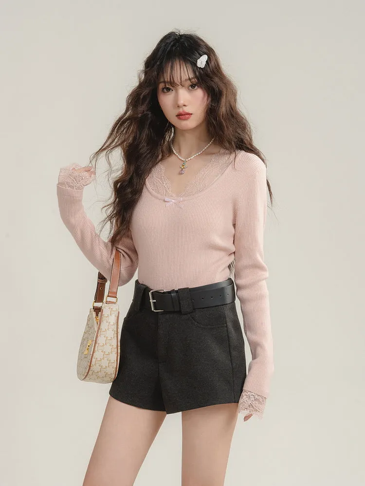 Lacy Belle Knit Top