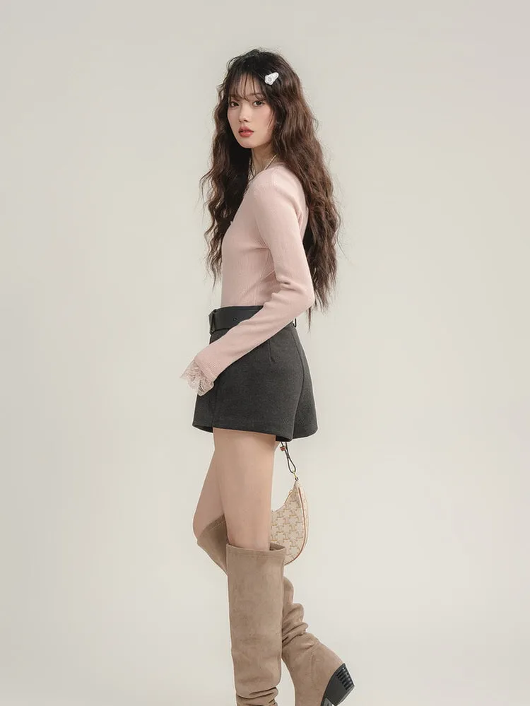 Lacy Belle Knit Top