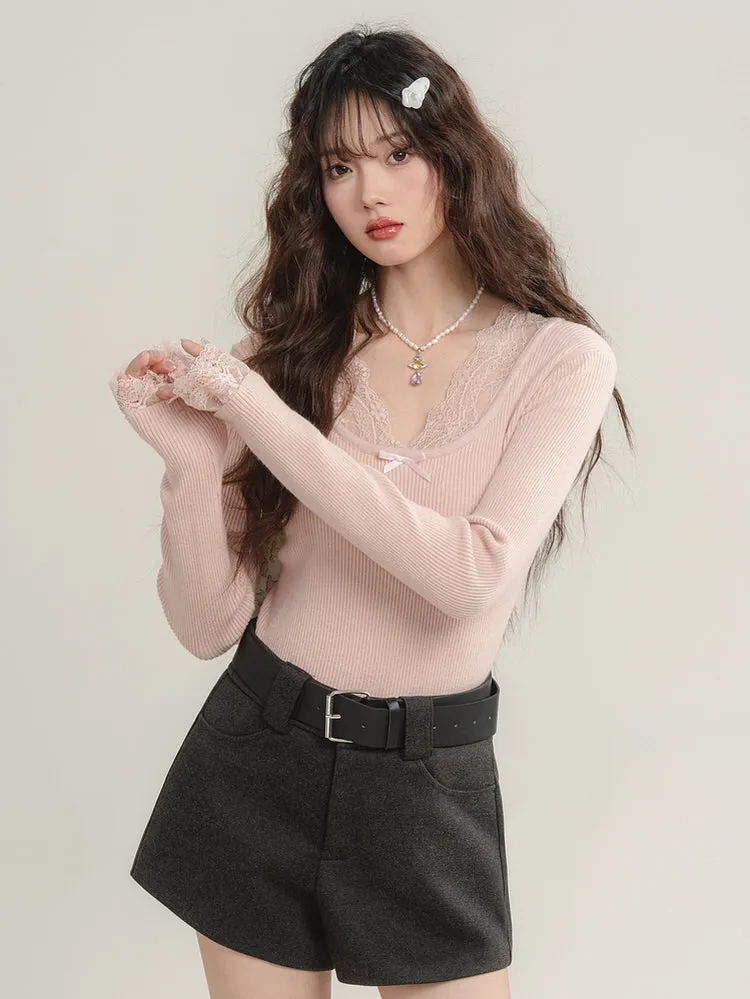 Lacy Belle Knit Top