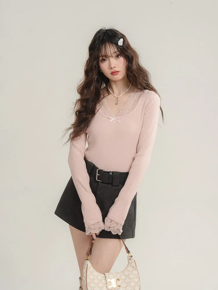 Lacy Belle Knit Top