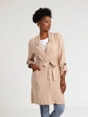 Ladies Soft Blazer - Stone