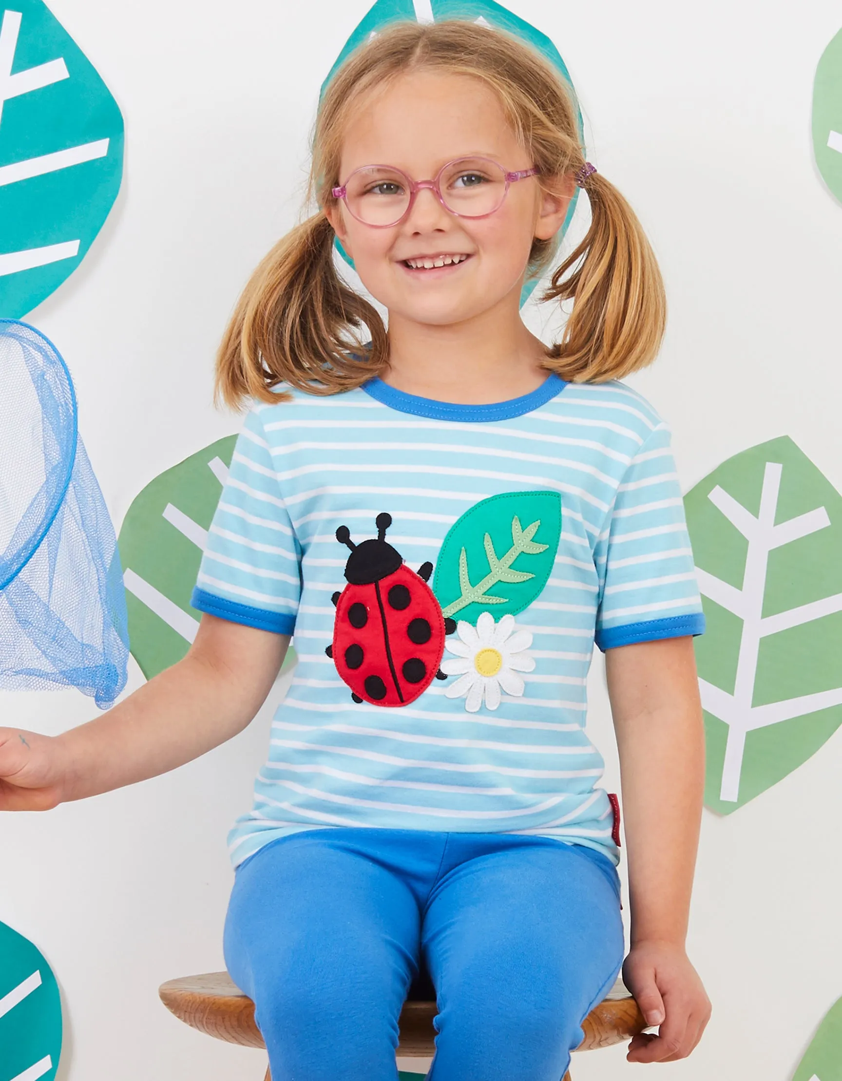 Ladybird Applique SS T-Shirt