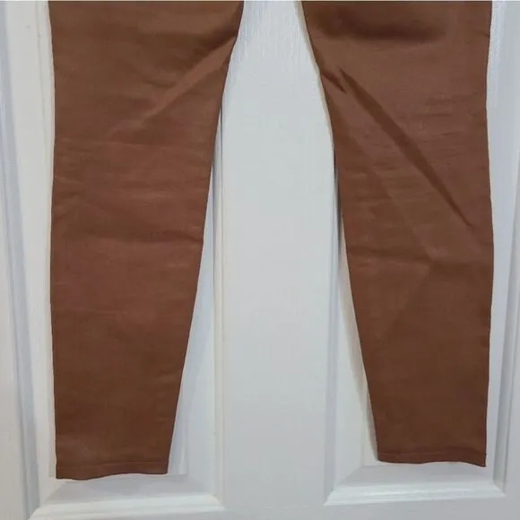 L'AGENCE Marguerite High Rise Java Coated Skinny Jeans Size 26