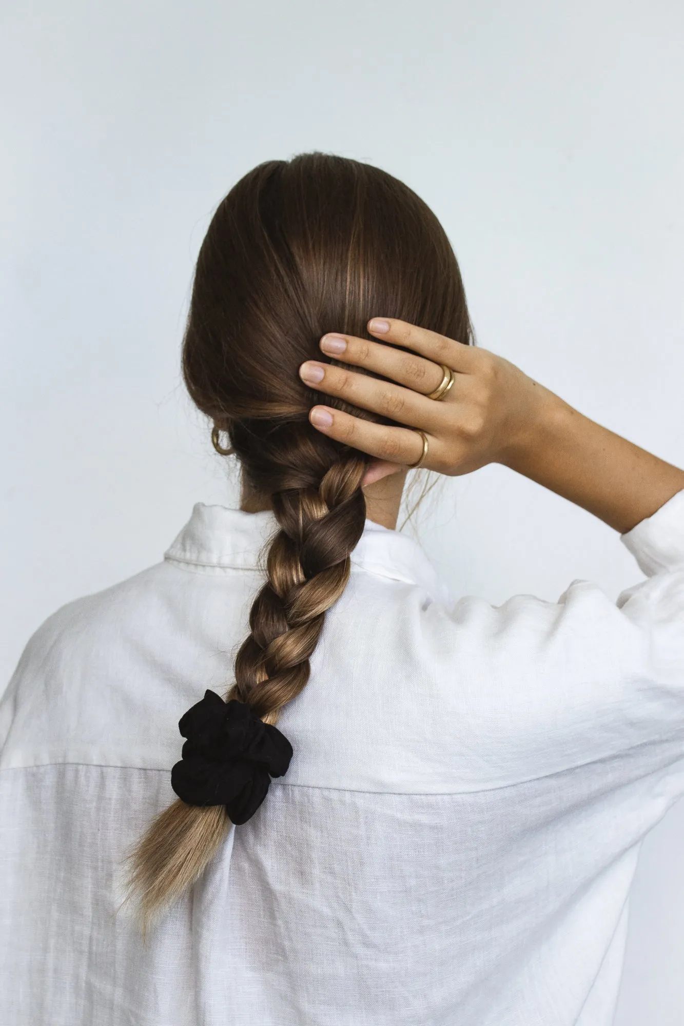 Layla Scrunchie Black