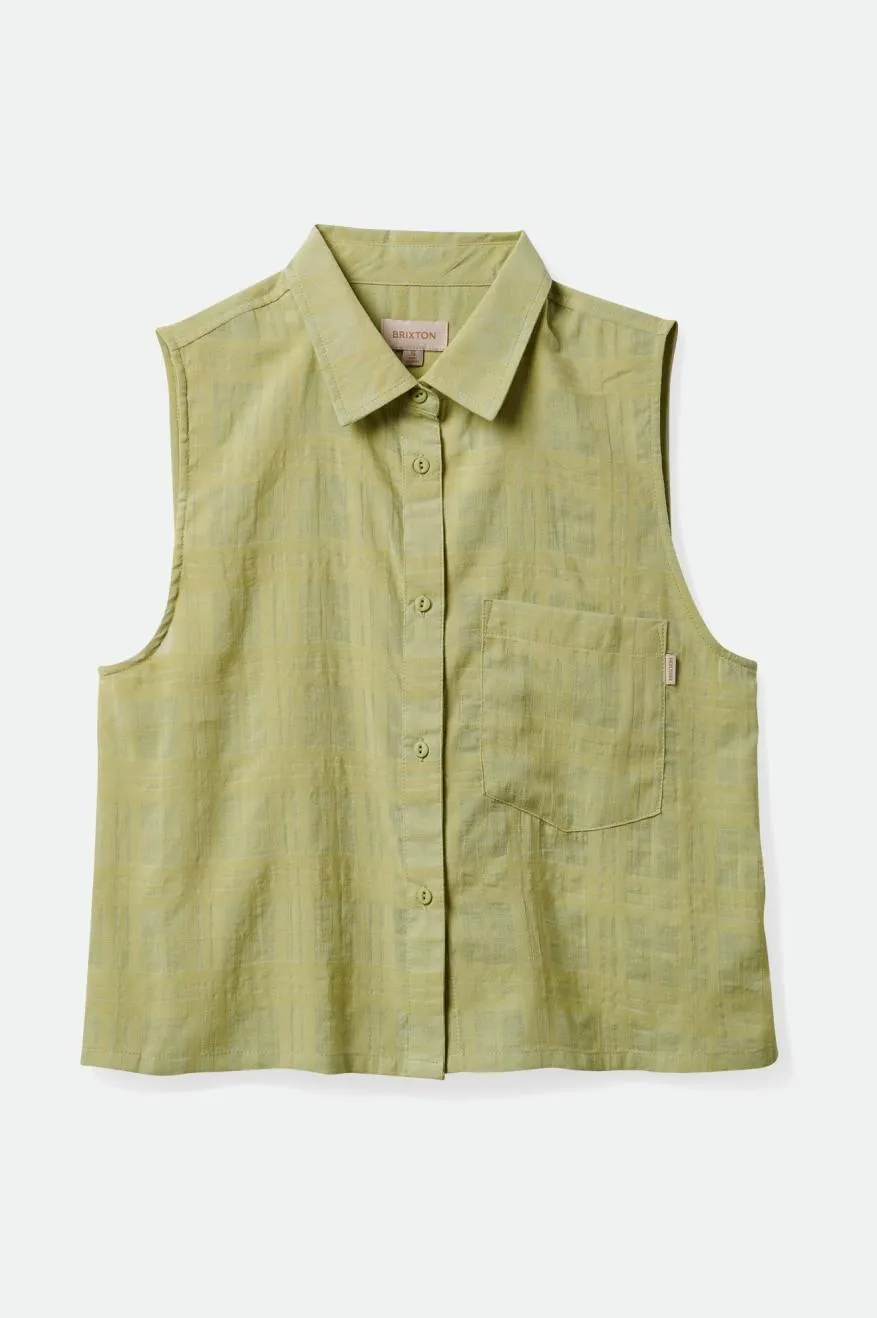 LEON BOXY SLEEVELESS WOVEN