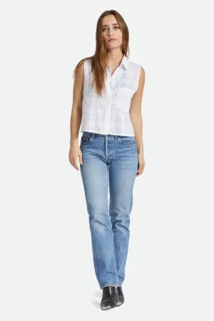 LEON BOXY SLEEVELESS WOVEN